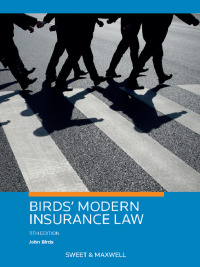 Birds' Modern Insurance Law (11th Edition) - Epub + Converted pdf